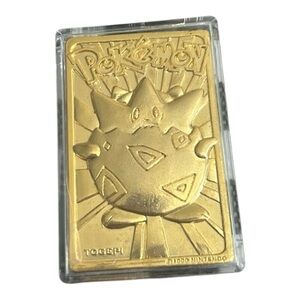 Pokémon Togepi 23 karat Gold-Plated Trading Card